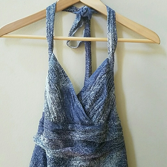 NWOT BCBG MAXAZRIA 100% Silk Halter Top - Picture 2 of 8